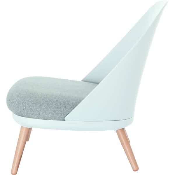 Sessel Cocoon Modern Design weiß weiß