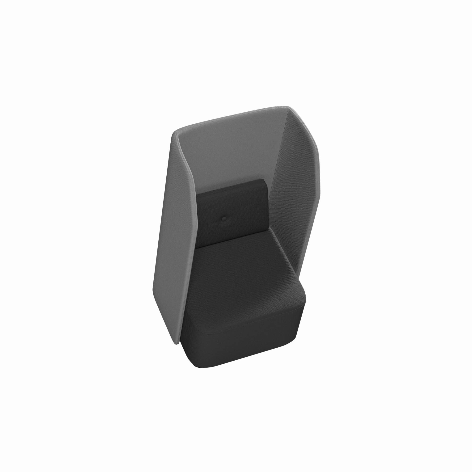 rocada Einzelsitz BeSoft 1804-4-1 sw/gr