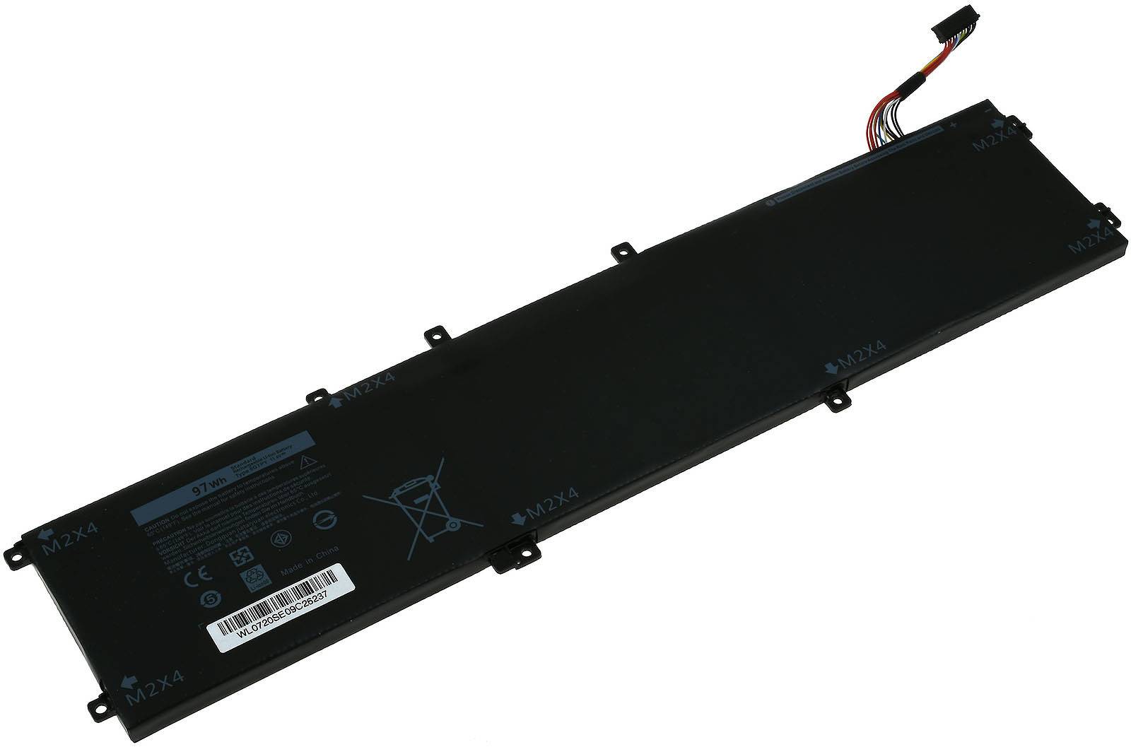 Powery XXL-Akku für Laptop Dell XPS 15 9560 / XPS 15 9570 / Typ 6GTPY (Laptops ohne externe Festplatte), 11,4V, Li-Poly