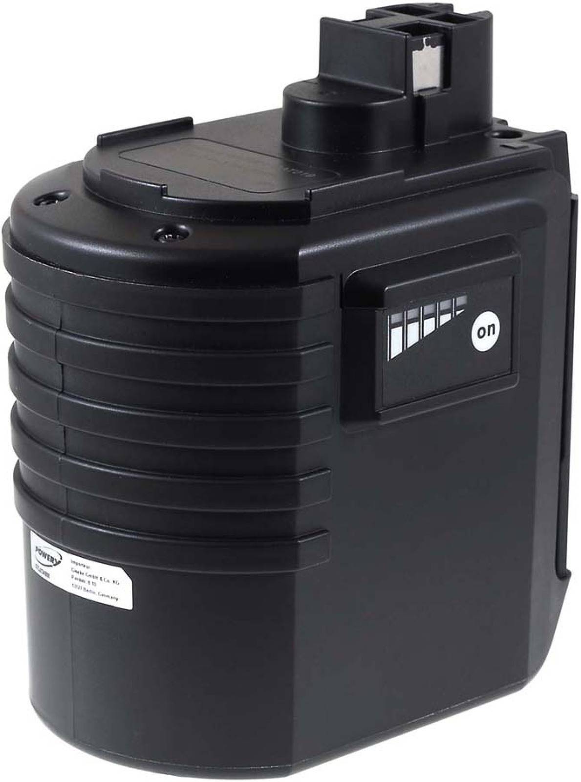 Powery Akku für Werkzeug Bosch 24V 3000mAh NiMH Flach, 24V, NiMH