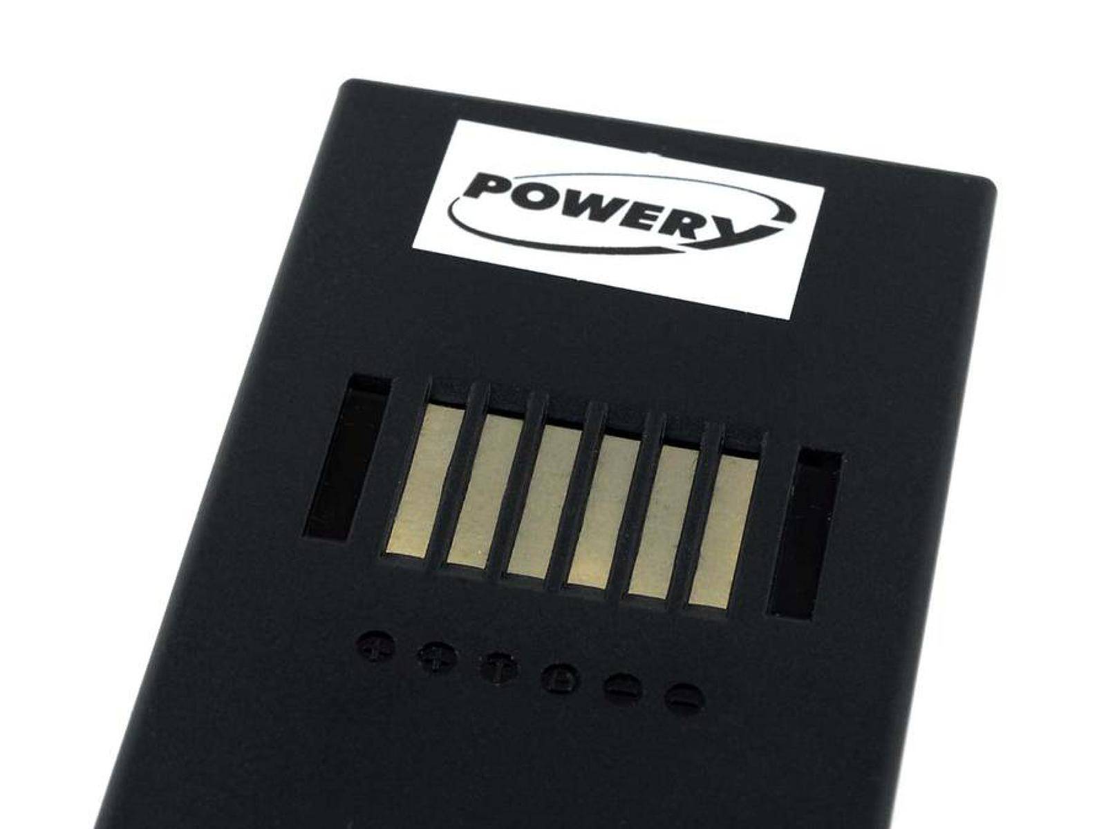 Powery Akku für Scanner Unitech HT680 / Typ 1400-900001G, 3,7V, Li-Ion