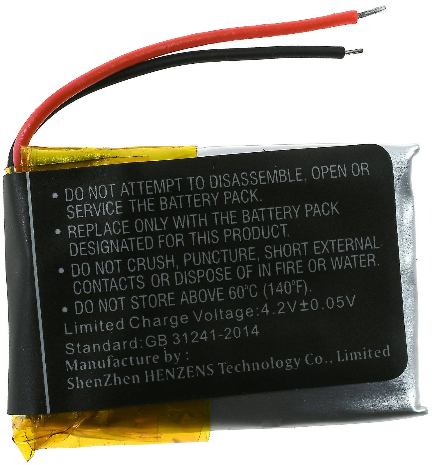 Powery Akku kompatibel mit Fitbit Typ LSSP031420AB, 3,7V, Li-Polymer