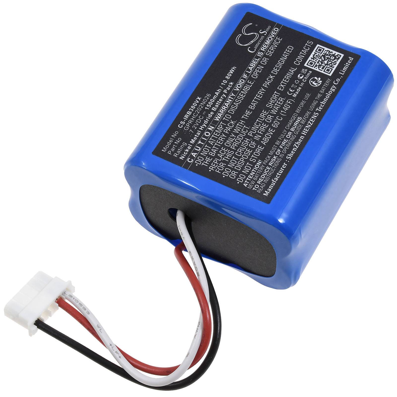 Powery Akku für Wischroboter iRobot 5200B, 7,2V, NiMH