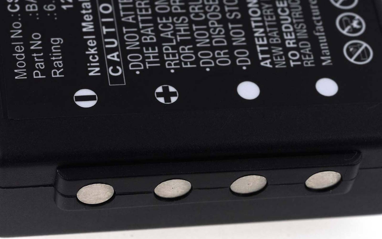 Powery Akku für Kransteuerung HBC Spectrum 1 / Typ BA225030, 6V, NiMH