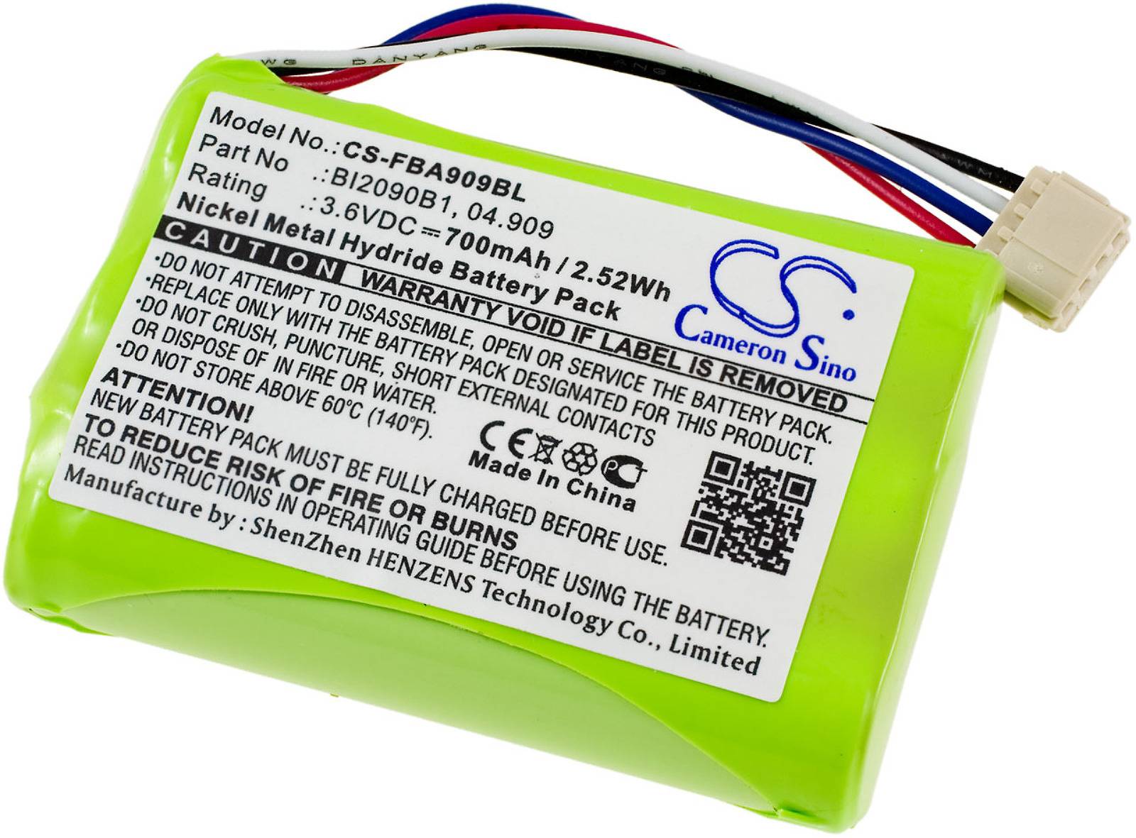 Powery Akku für Kransteuerung HBC Cubix, 3,6V, NiMH