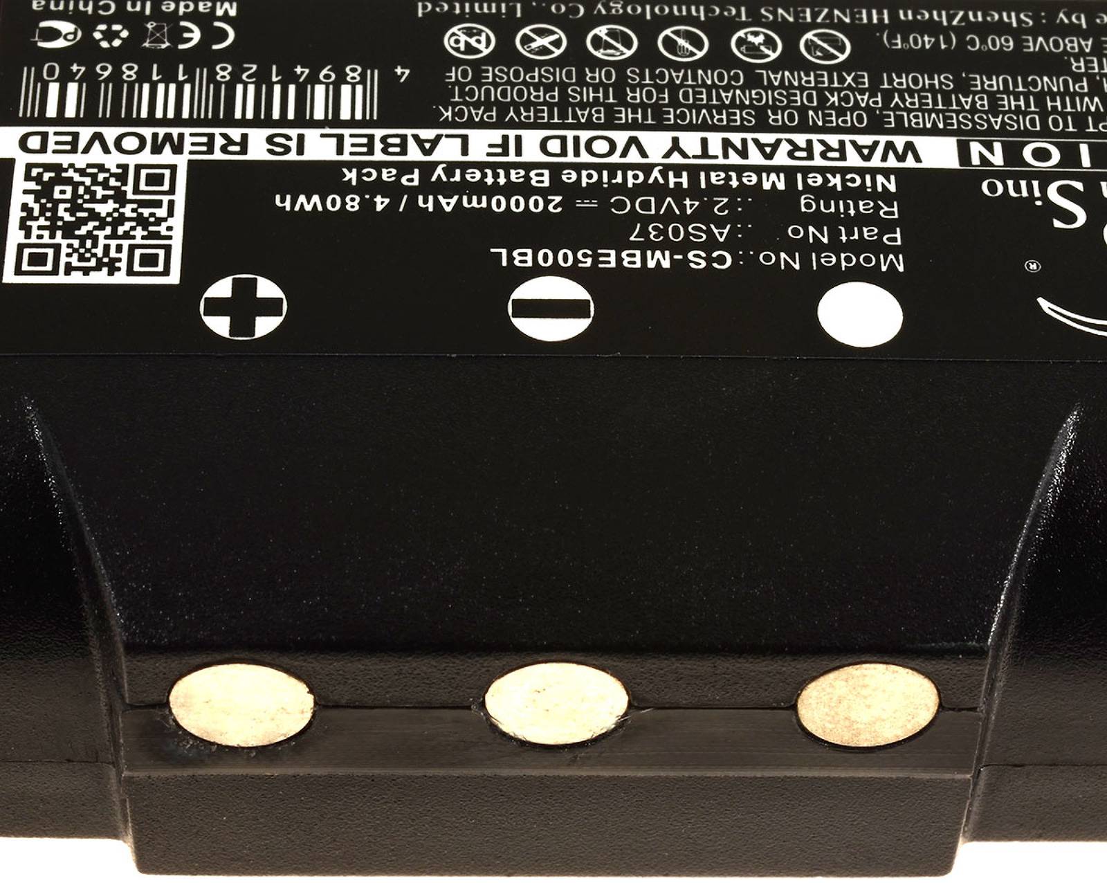 Powery Akku für IMET Typ AS037, 2,4V, NiMH