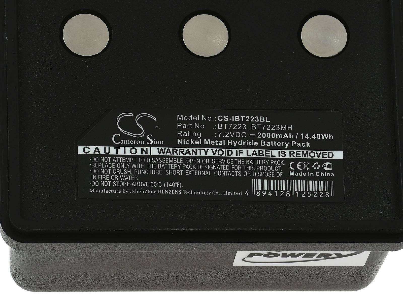 Powery Akku passend für Kran-Funkfernsteuerung Itowa Beton / Compact, 7,2V, NiMH