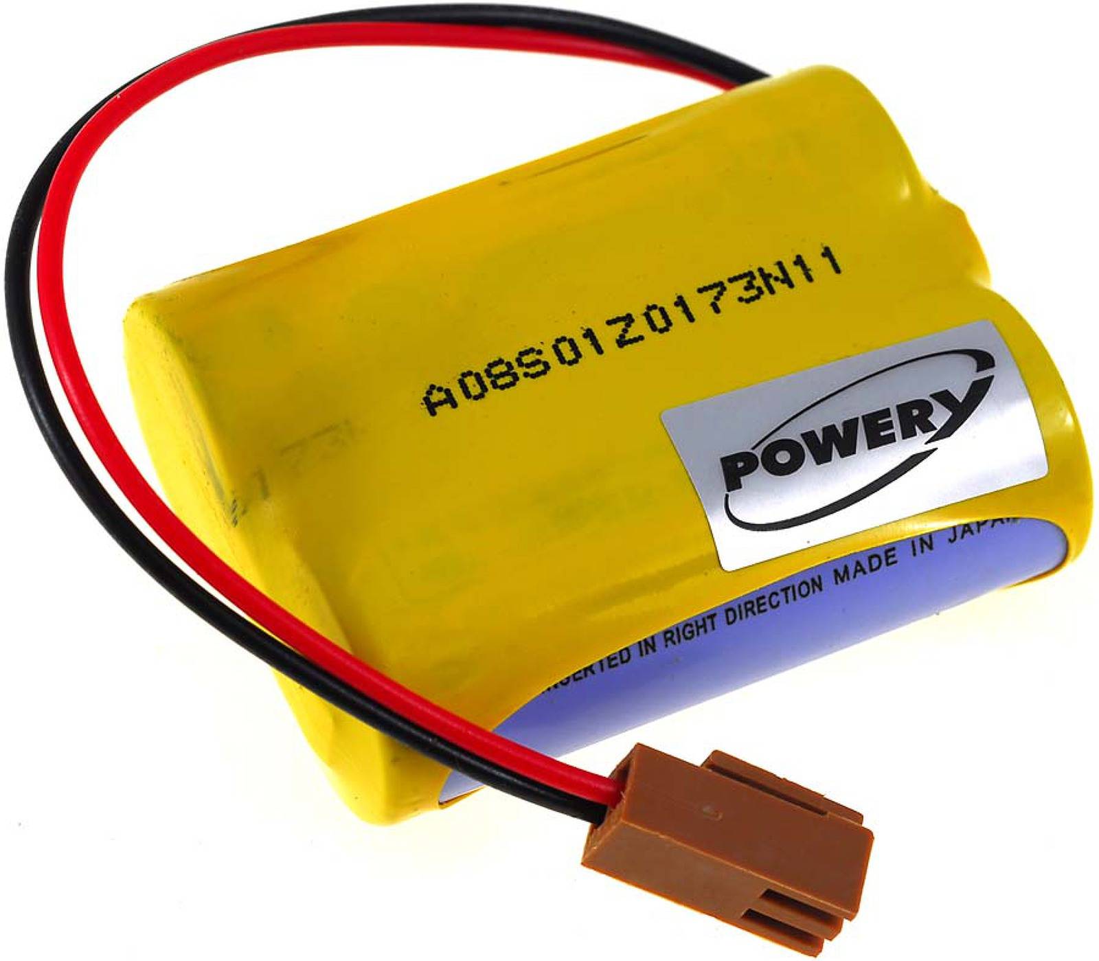 Powery SPS-Lithiumbatterie für GE FANUC A06, 6V, Lithium-Mangandioxid