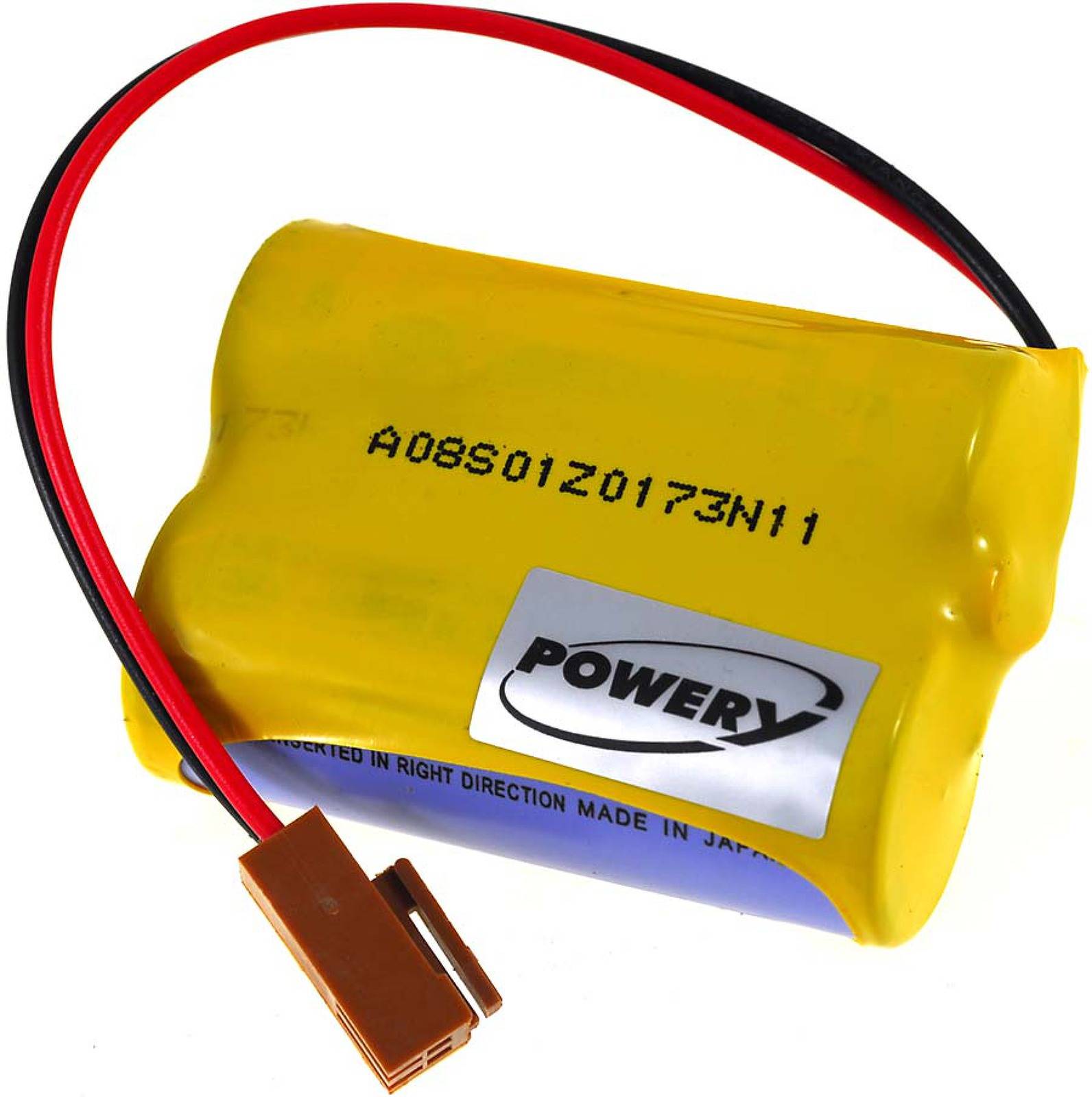Powery SPS-Lithiumbatterie für Panasonic Typ BR-AGCF2W, 6V, Lithium-Mangandioxid