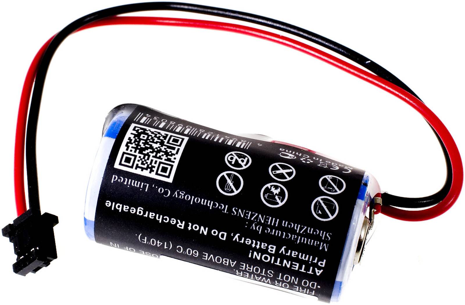 Powery SPS-Lithiumbatterie für Mitsubishi Typ Q6-BAT, 3V, Lithium-Mangandioxid