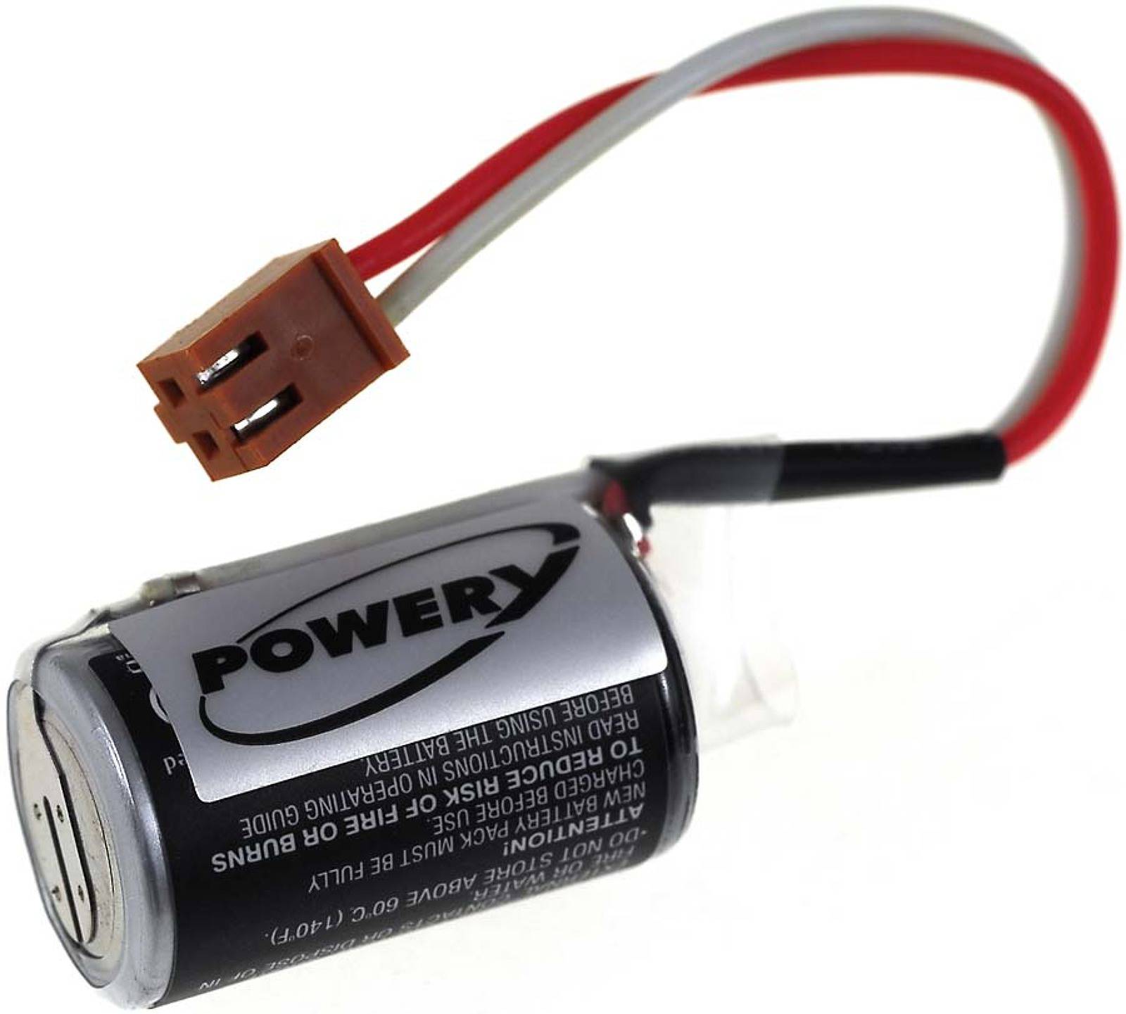 Powery SPS-Lithiumbatterie für Omron NS7 / Typ CPM2A-BAT01, 3,6V, Lithium-Mangandioxid