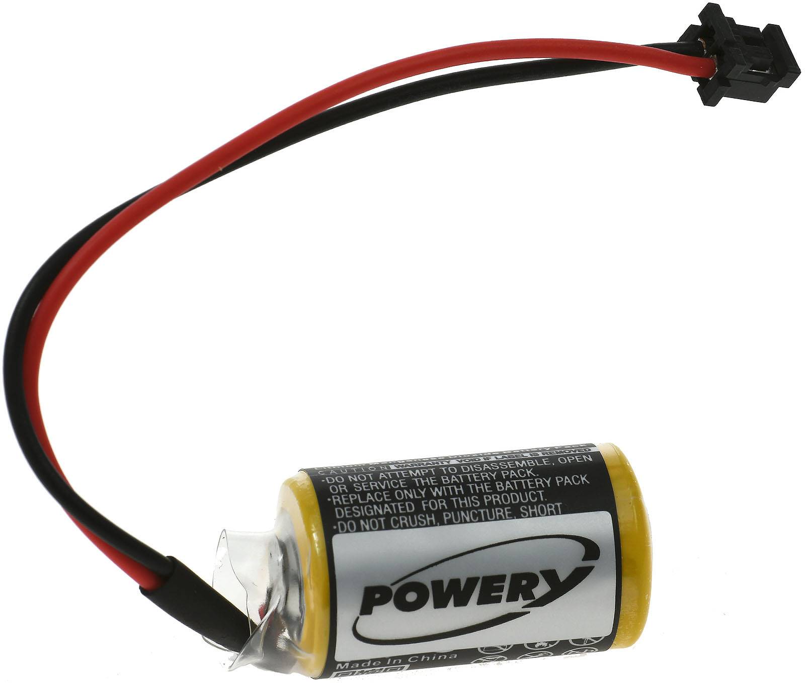 Powery SPS-Lithiumbatterie für Omron Typ JZSP-BA01, 3,6V, Lithium-Mangandioxid