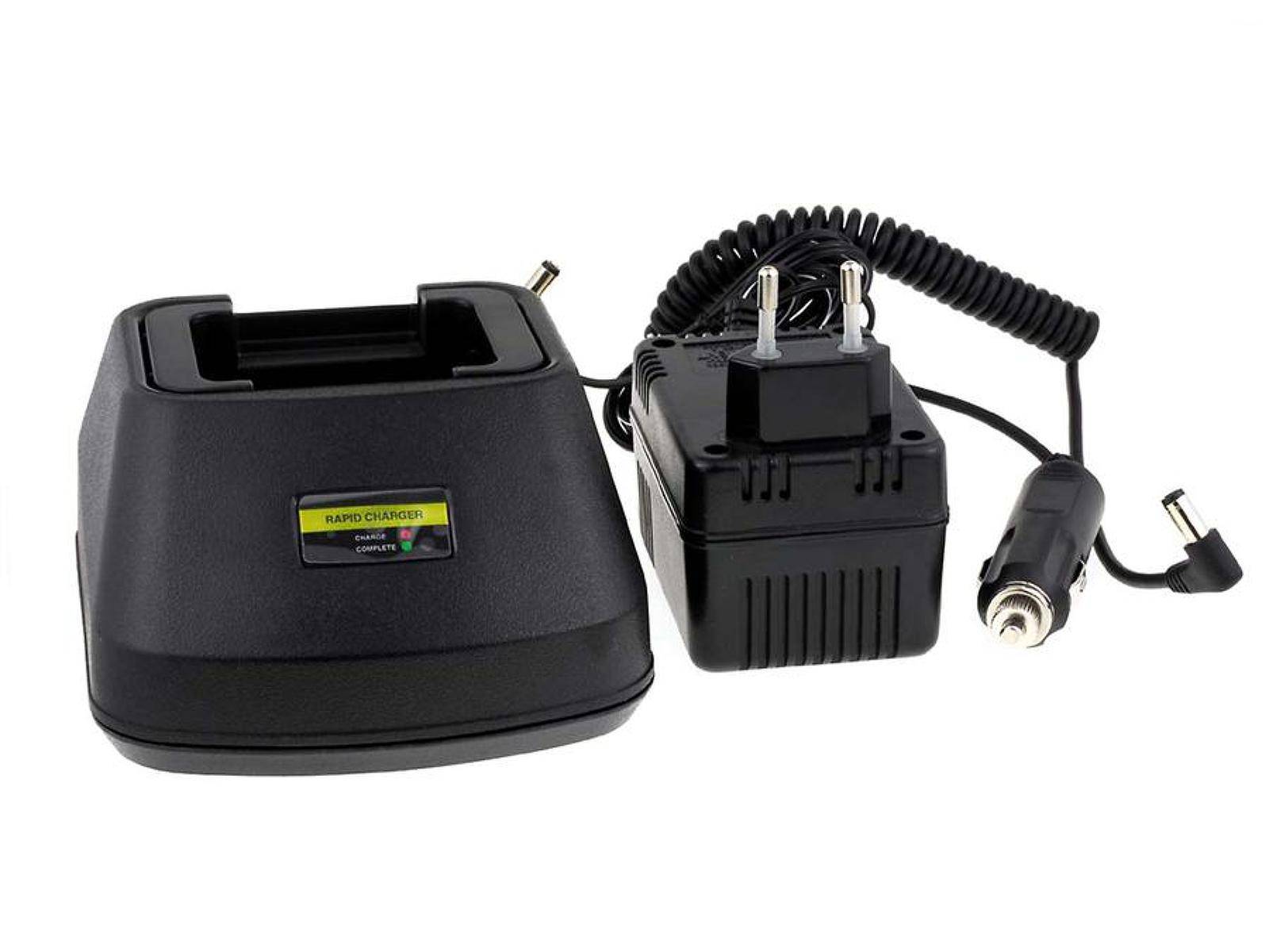 Powery Ladegerät für Funkgeräteakku Yaesu/Vertex Typ FNB-64