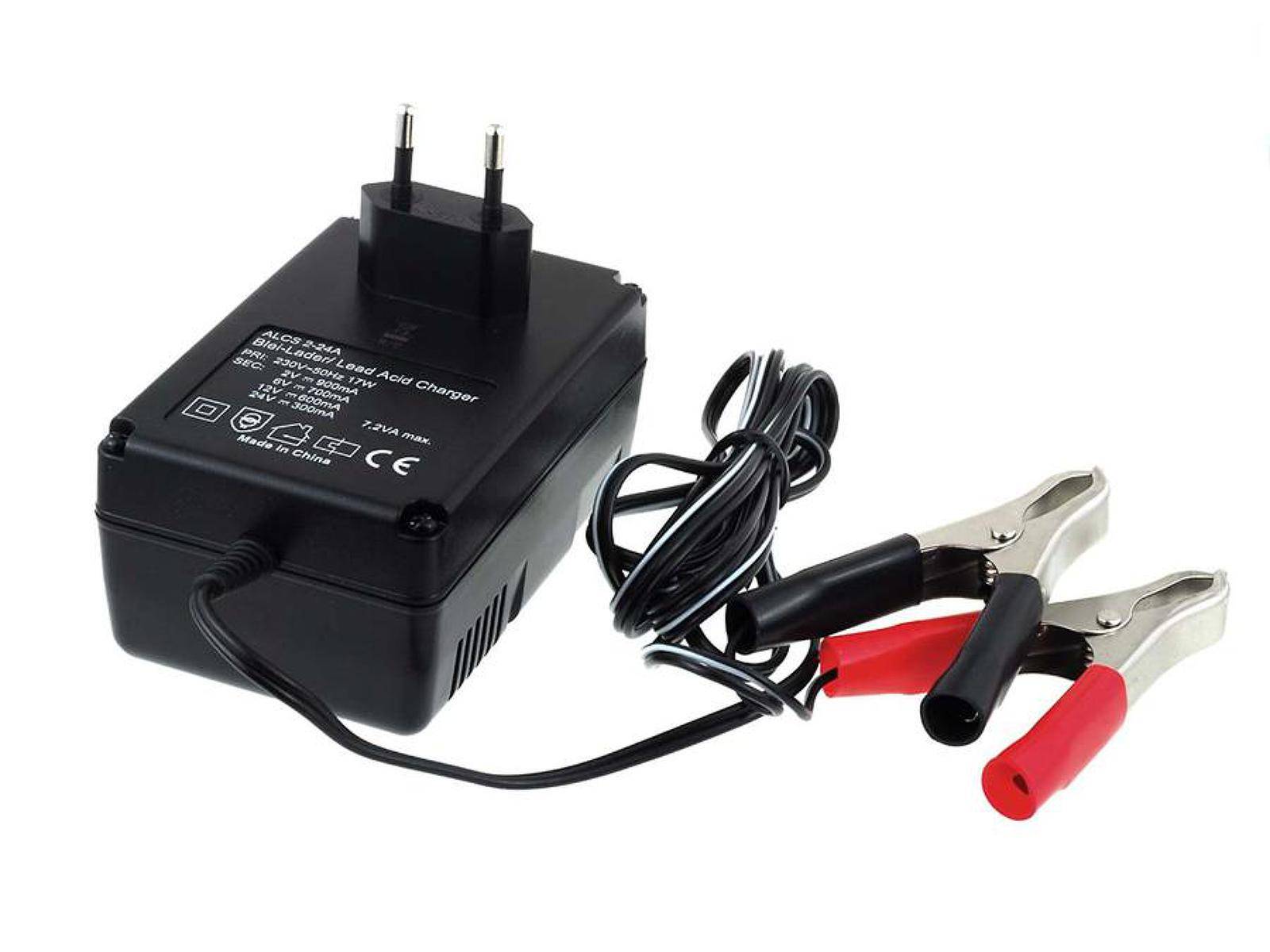 Ladegerät ANSMANN für Autobatterie Roller Motorrad-Batterie Blei-Akku 2V,6V,12V,24V, 2V,6V,12V,24V