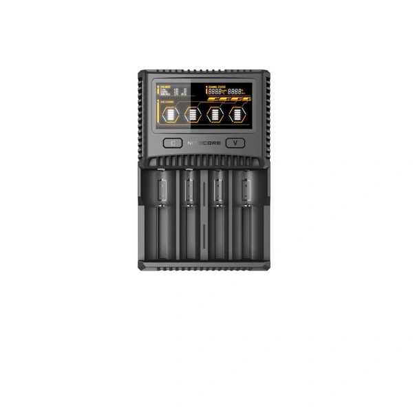 Ladegerät Nitecore SC4 Profi-Lader für Li-Ion-, NiMH-, NiCd- Akkus mit LCD-Farbdisplay, 100-240V, Li-Ion Ladegerät Nitecore SC4 Profi-Lader für Li-Ion-, NiMH-, NiCd- Akkus mit LCD-Farbdisplay, 100-240V, Li-Ion