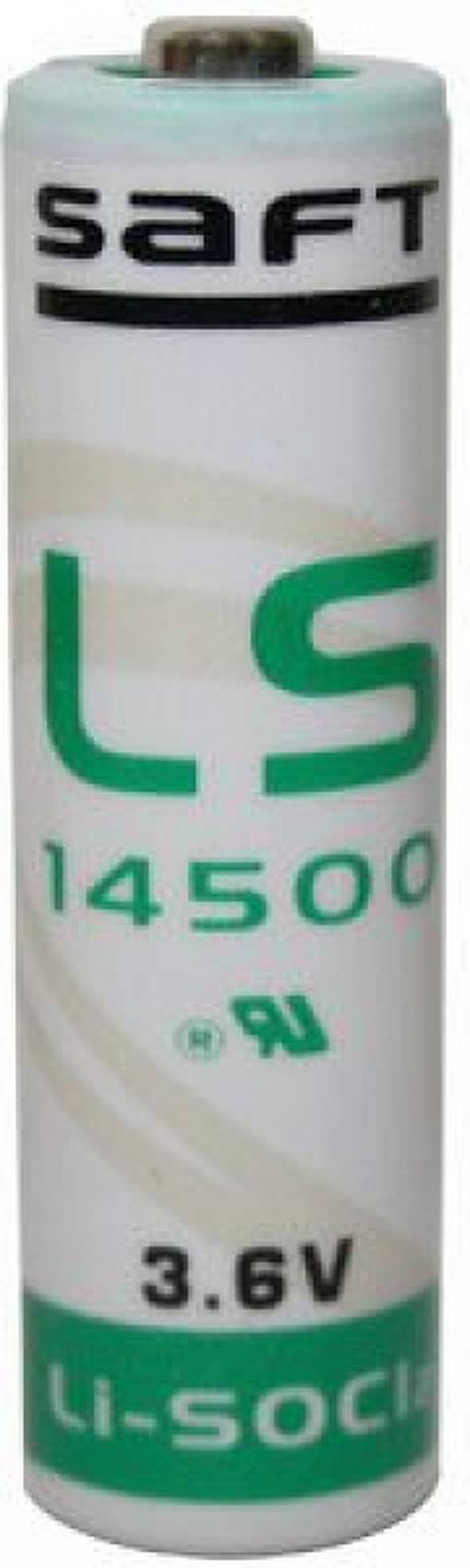 Lithium Batterie Saft LS14500 Mignon/AA 3,6Volt, 3,6V, Lithium-Thionylchlorid