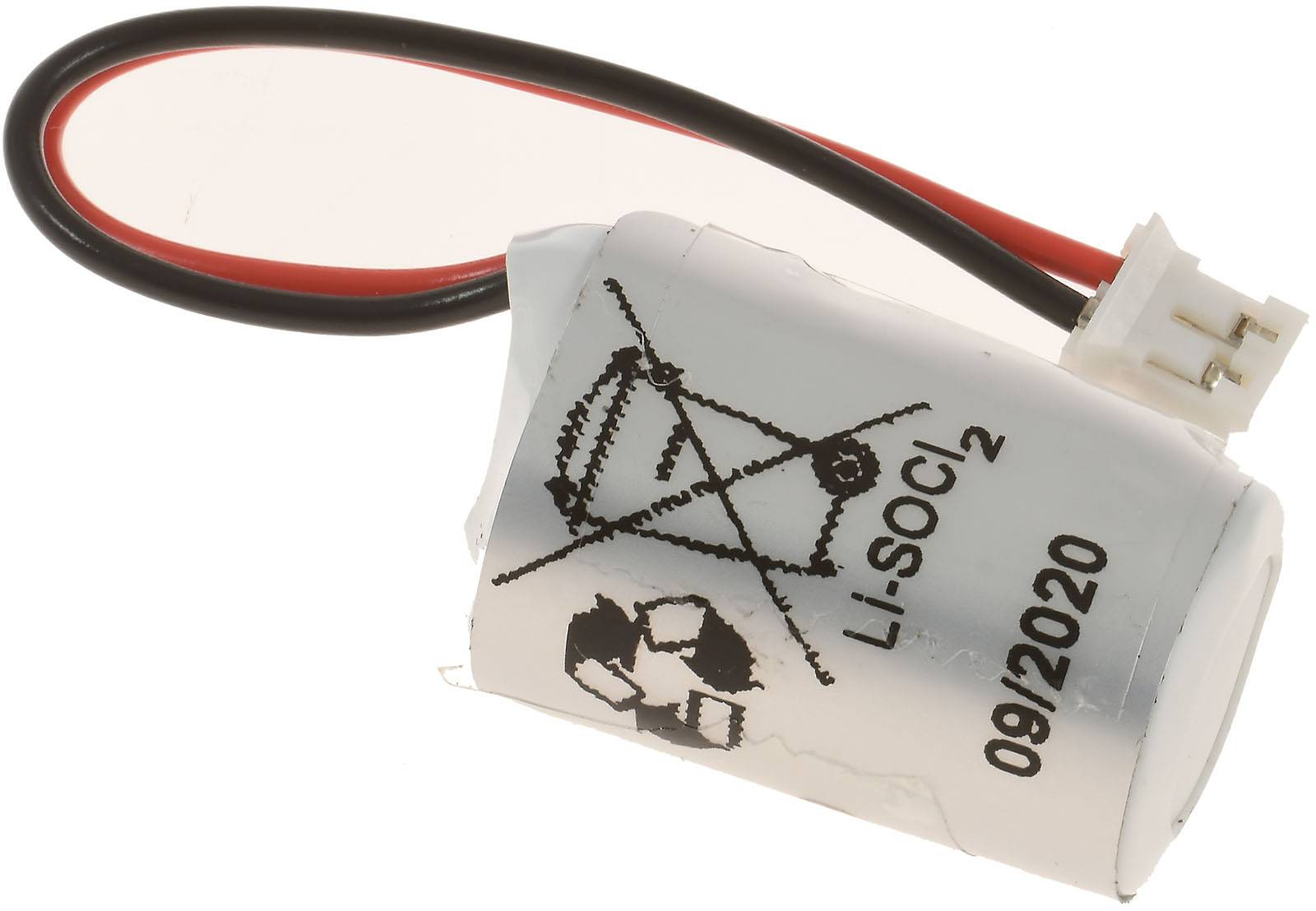 Powery Lithium Batterie LS14250K kompatibel mit Tekcell SB-AA02, 3,6V, Lithium-Thionylchlorid