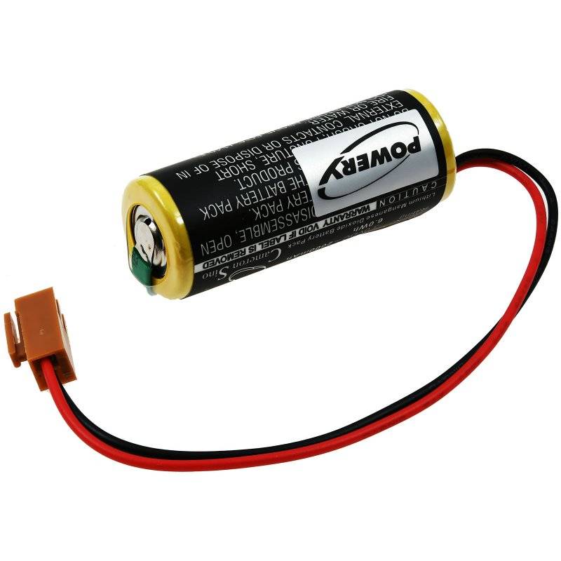 Powery SPS-Lithiumbatterie für GE FANUC 15-B / Typ A02B-0200-K102, 3V, Lithium-Mangandioxid
