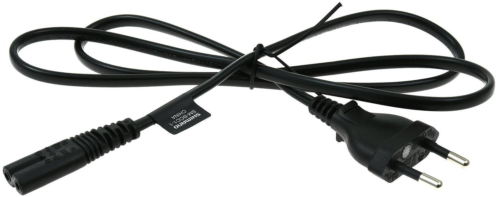 Shimano Steps E-Bike Ladegerät, Netzkabel EC-E6002 für Akku-Typ BT-E6010 / BT-E6000 Original, 240V