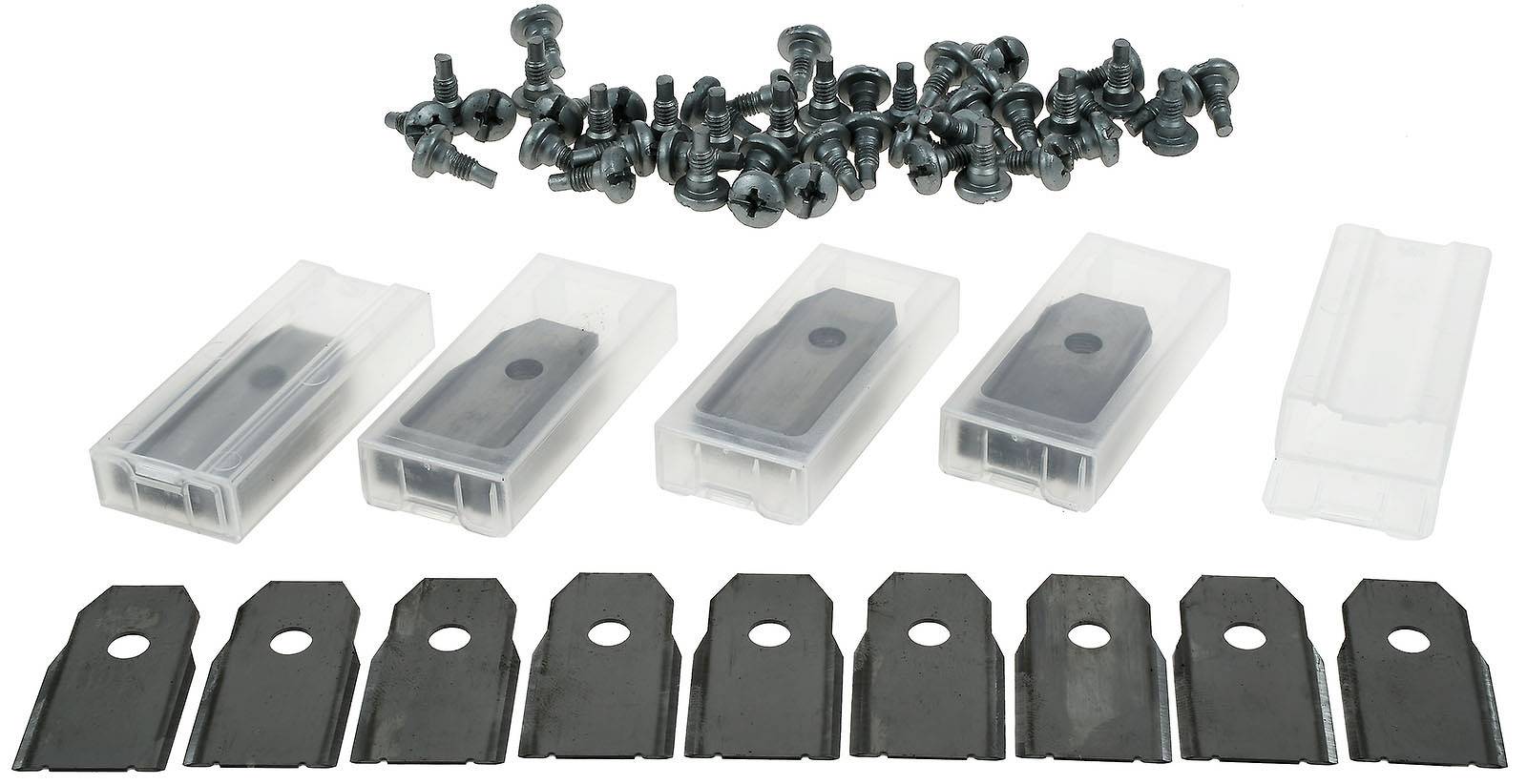 Husqvarna Automower Ersatz-Messer-Klingen, extra dick 0,6mm, Carbon, kompatibel mit Mähroboter 45er