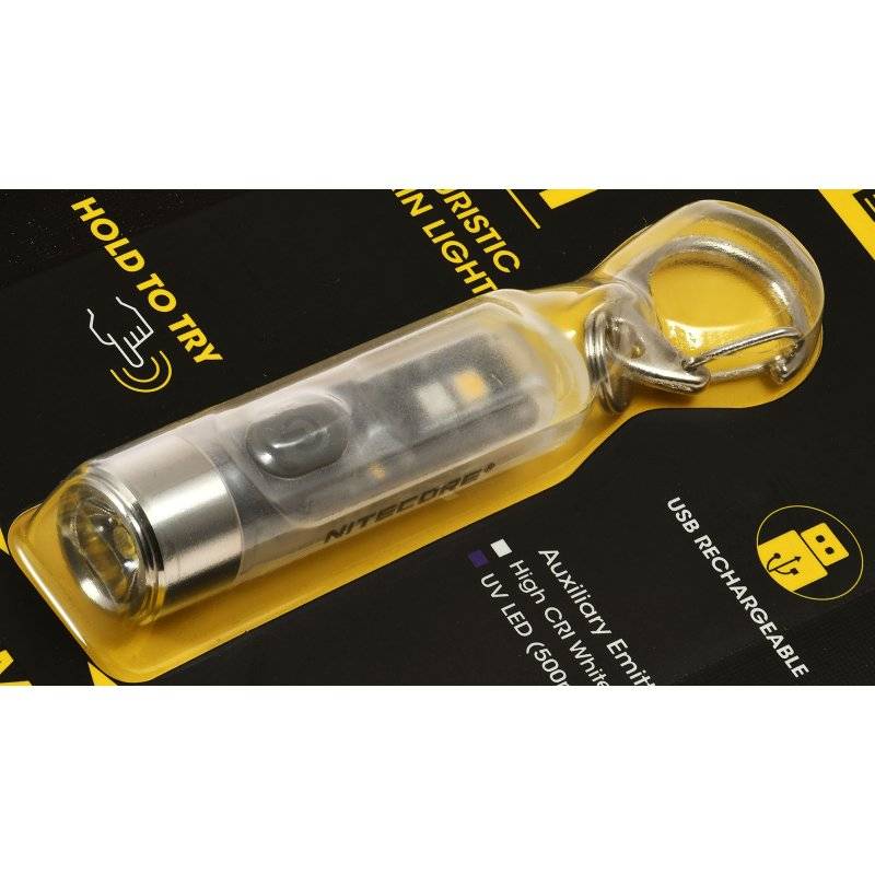 Schlüsselanhänger-Taschenlampe Nitecore TIKI - 300 Lumen mit USB-C, Li-Ion