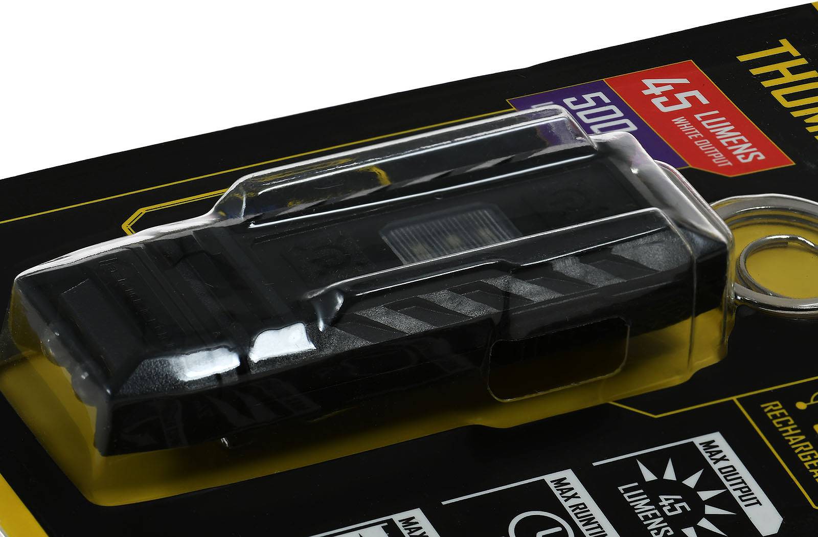 Nitecore THUMB UV Mini-Schlüsselanhänger-Lampe mit UV-Licht mit 45 Lumen, Li-Ion