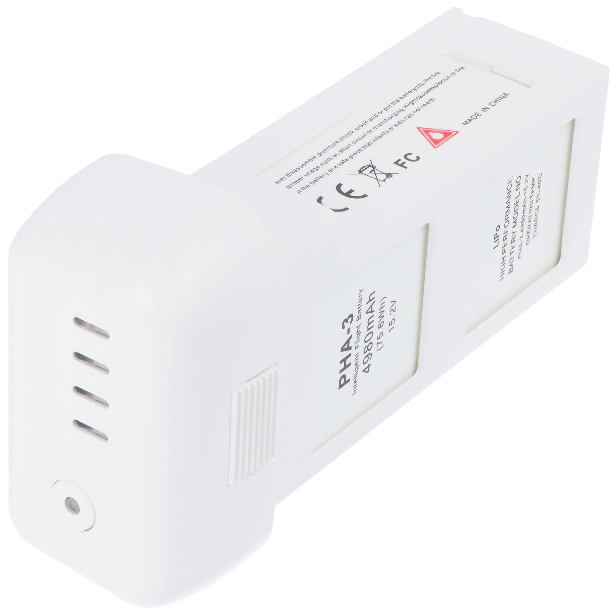 Akku passend für DJI Phantom 3 Akkupack Li-Polymer 15,2Volt 4480mAh 68,1Wh