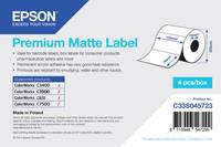 Epson Premium - Matt - permanenter Acrylklebstoff - 102 x 76 mm 6280 Etikett(en) (4 Rolle(n)