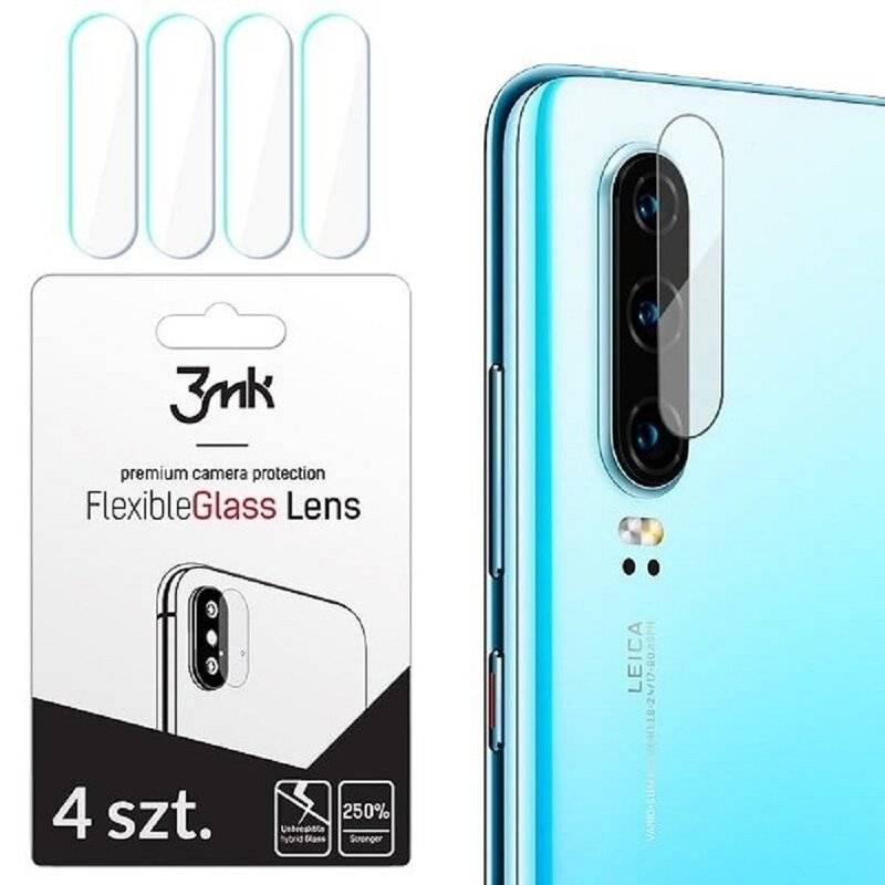 [ 4er Pack ] 3MK FlexibleGlass Lens für Samsung Galaxy Note 10 Lite (N770F) Hybridglas Kameraglas Linse Schutzglas