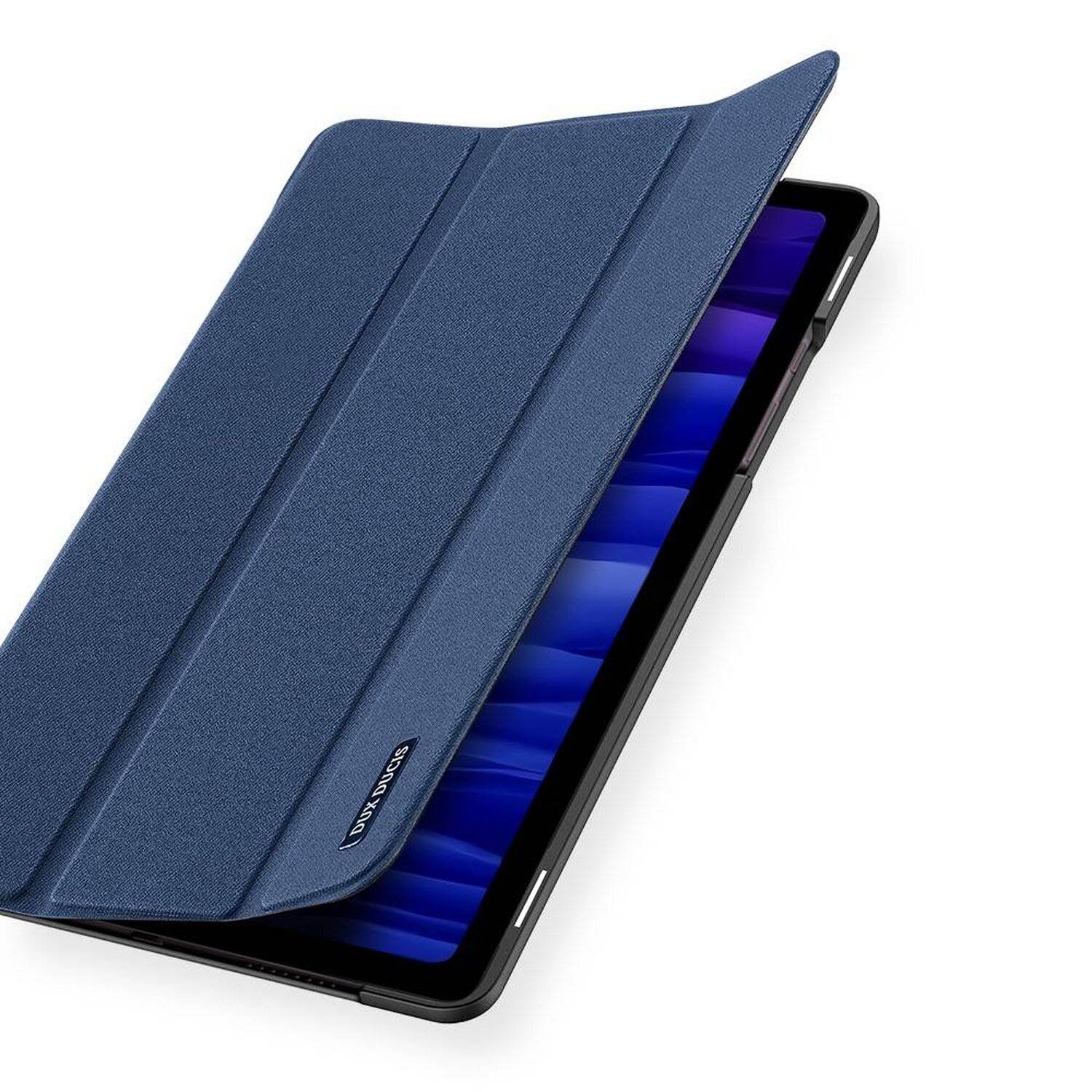 Dux Ducis Buch Tasche Hartschale mit Smart Sleep Standfunktion für SAMSUNG GALAXY TAB A7 10.4" 2020 Tablethülle Blau