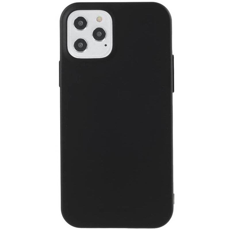 cofi1453® Soft Case Jelly kompatibel mit iPhone 12 Pro Max Schutzhülle Handyhülle Case Bumper in Schwarz
