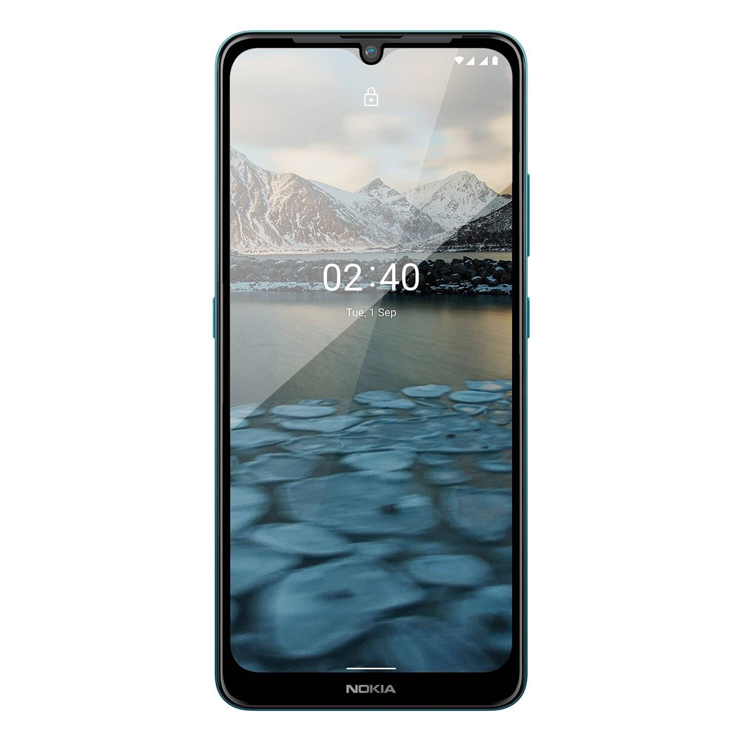 cofi1453® 5D Schutz Glas kompatibel mit Nokia 2.4 Curved Schutz Folie Vollständig Klebend und Abdeckung