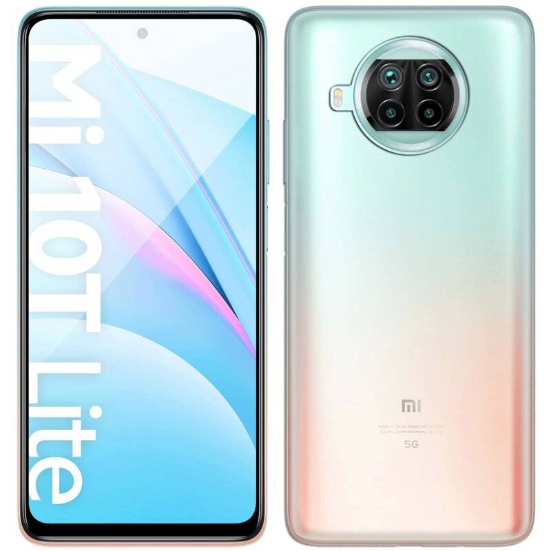 cofi1453® Silikon Hülle Basic kompatibel mit XIAOMI MI 10T LITE Case TPU Soft Handy Cover Schutz Transparent