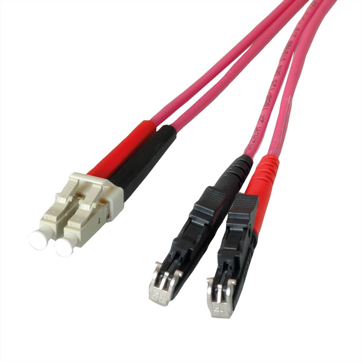 LEONI KERPEN - LEONI LWL-Kbl OM4 RuM/Shr. E2000/LC 2m - Kabel - 2 m - Kabel - 2 m