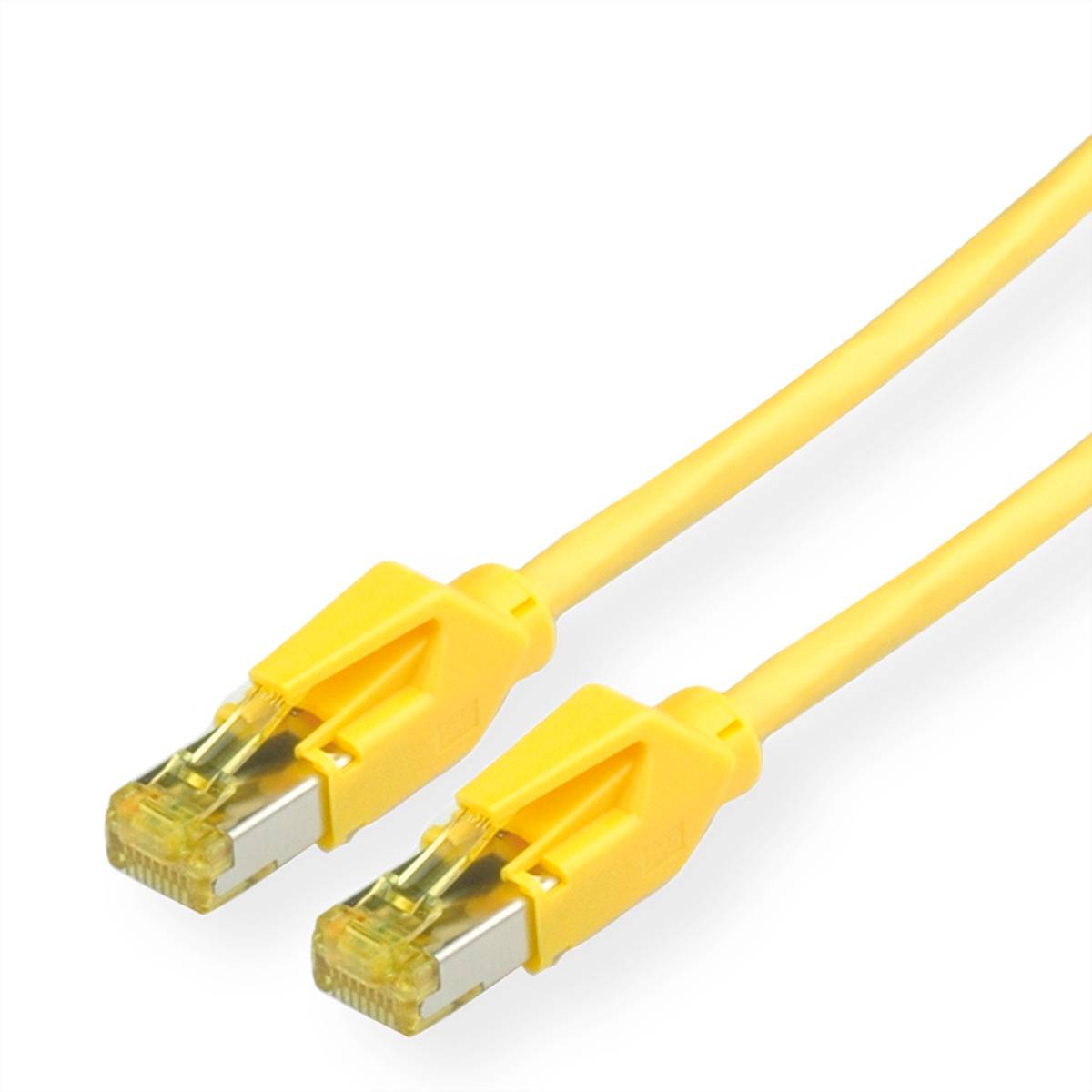 KERPEN Patchkabel Kat.6A (Class EA) S/F, MegaLine F6-90, HiRose TM31, LS0H, gelb, 0,5 m
