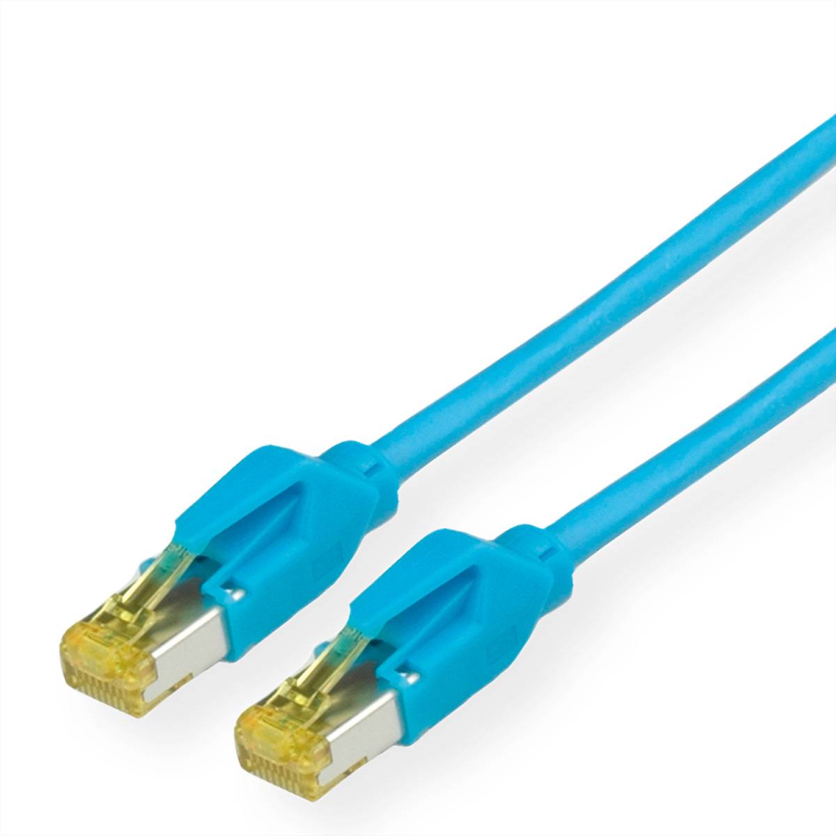 KERPEN Patchkabel Kat.6A (Class EA) S/F, MegaLine F6-90, HiRose TM31, LS0H, blau, 0,5 m