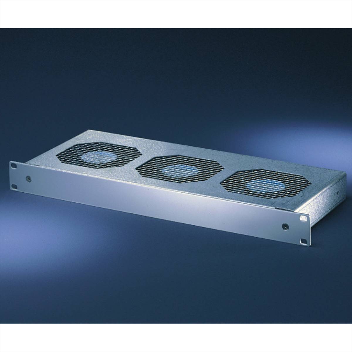 SCHROFF 19" Umlüfter, 3 Ventilatoren, 1 HE - UMLUEFTER 19"O.SCH. 24V