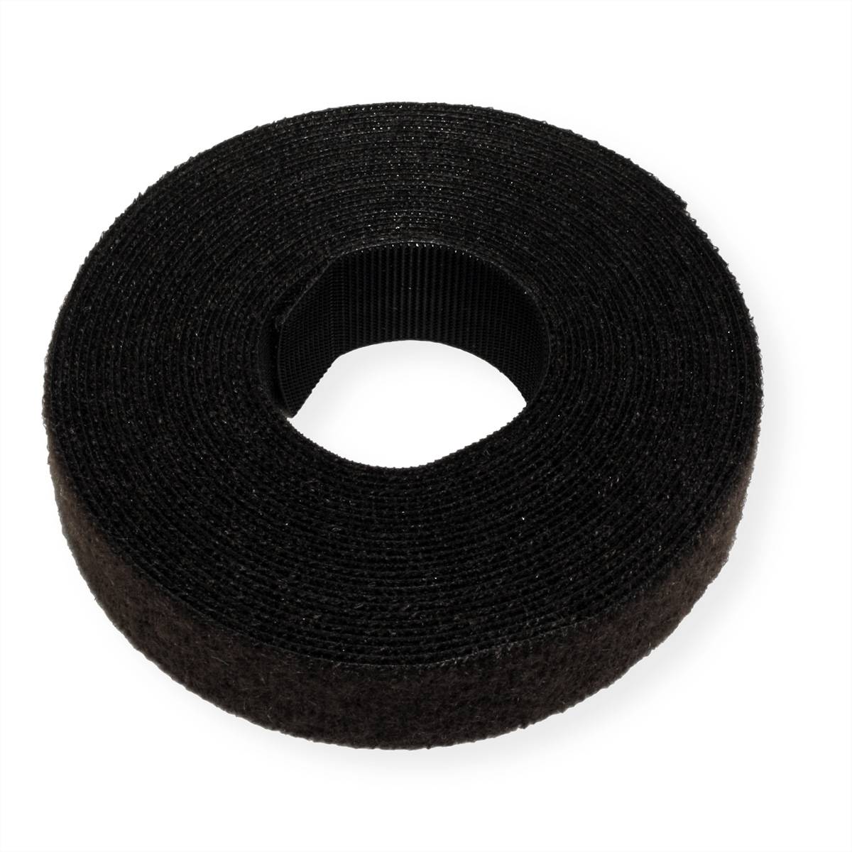 VELCRO® ONE-WRAP® Klettbandstreifen 20mm, unperforiert auf Rolle, schwarz, 25 m