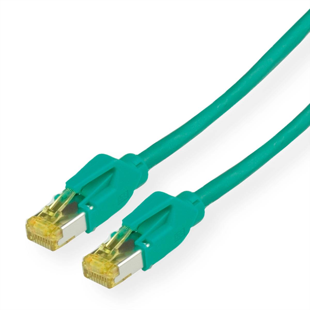 KERPEN Patchkabel Kat.6A (Class EA) S/F, MegaLine F6-90, HiRose TM31, LS0H, grün, 0,5 m