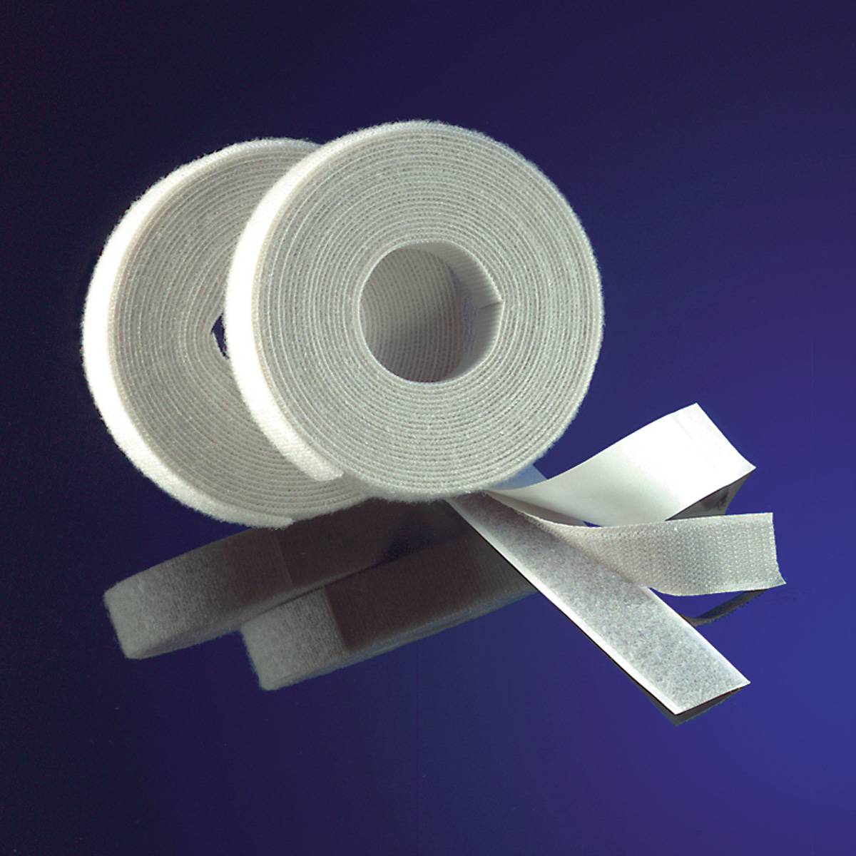 VELCRO® Flauschband L: 25m / B: 20mm, weiß
