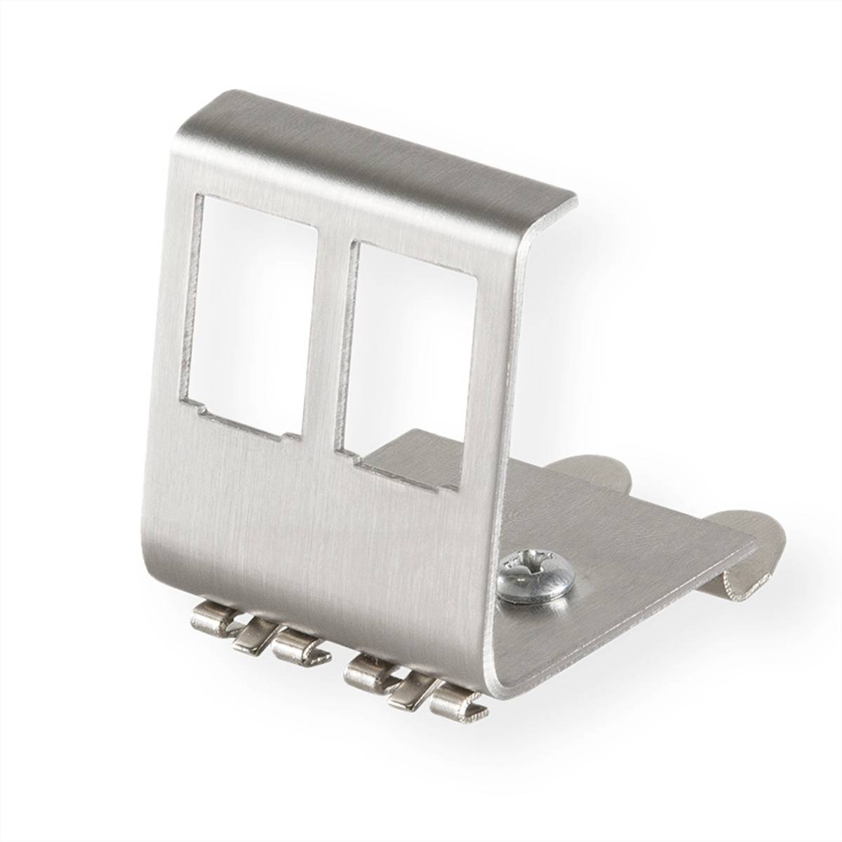 VALUE Hutschienen-Adapter unbestückt, für 2 Keystones