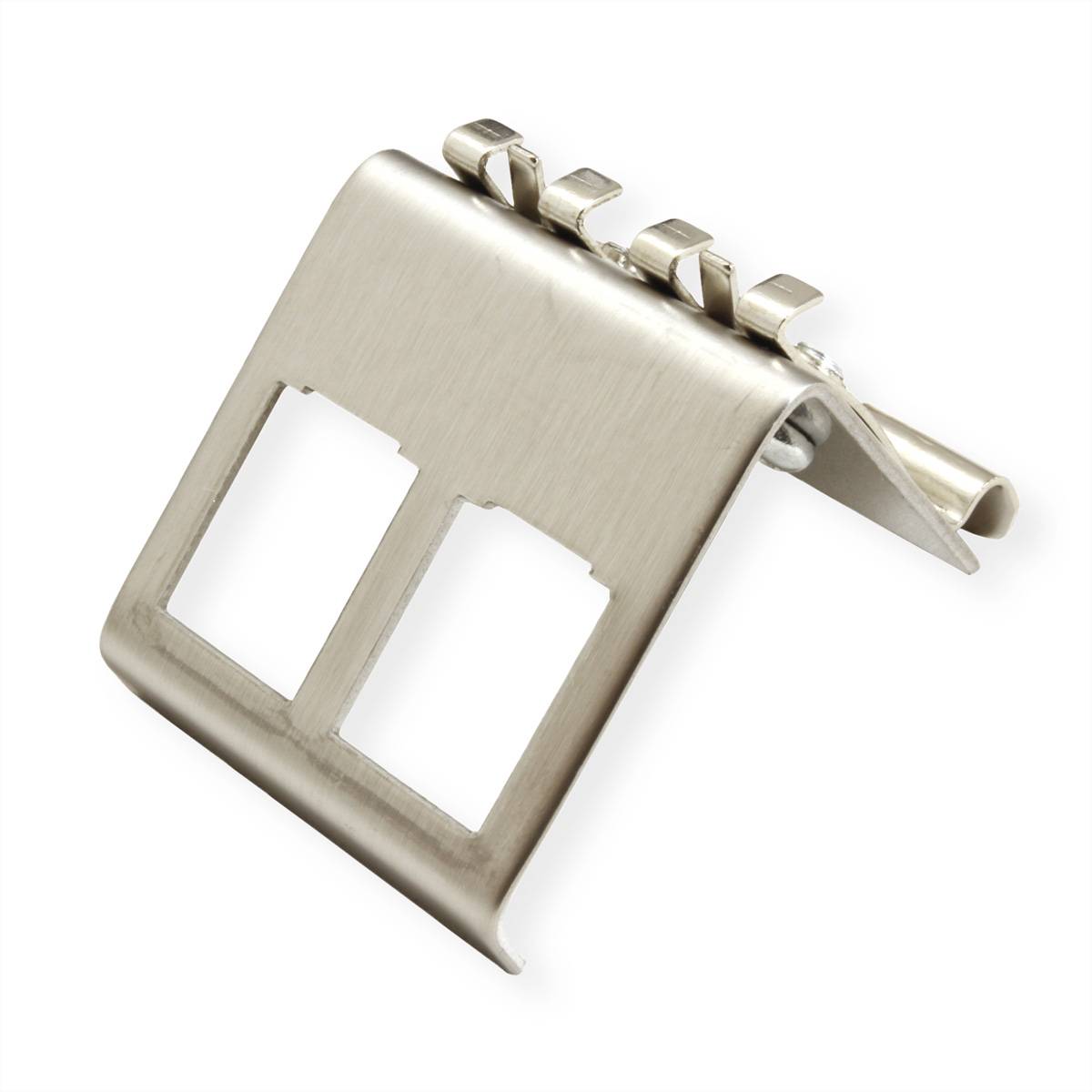 VALUE Hutschienen-Adapter unbestückt, für 2 Keystones