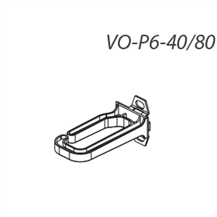 CONTEG Kabelöse vertikal 40 x 80 mm