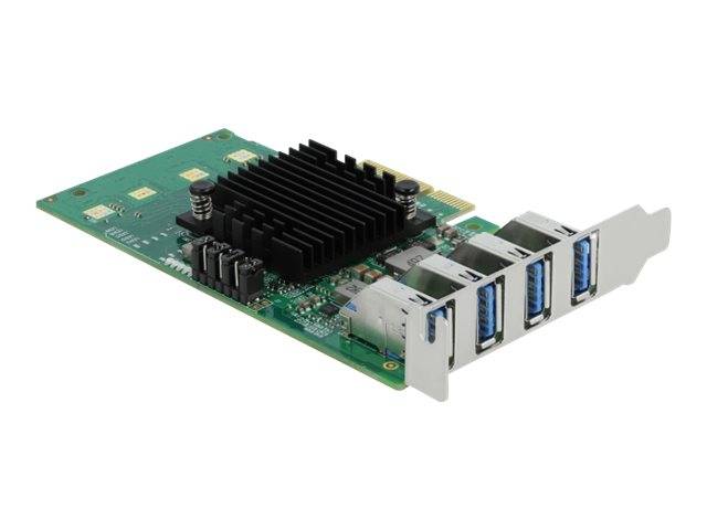 DeLOCK PCI Express x4 Card to 4 x external USB 3.0 Quad Channel