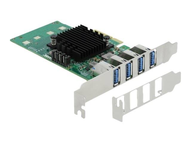 DeLOCK PCI Express x4 Card to 4 x external USB 3.0 Quad Channel
