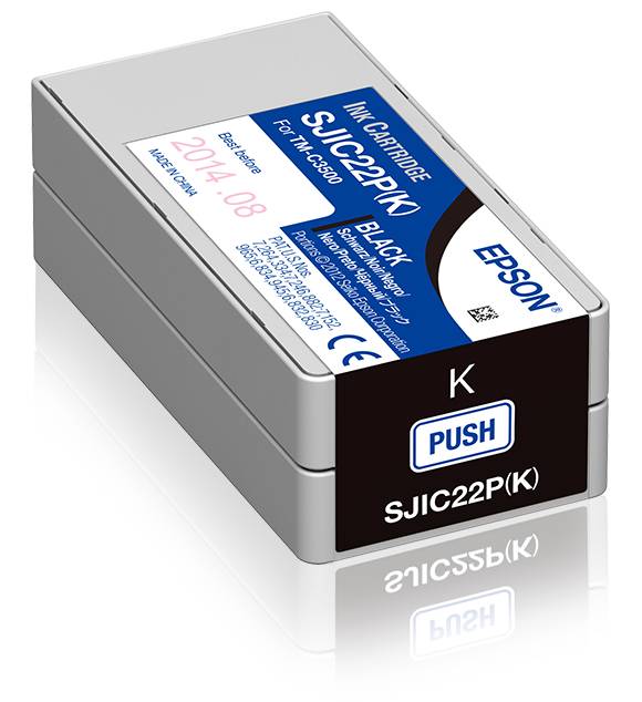 Epson SJIC22P(K) - Schwarz - Original - Tintenpatrone