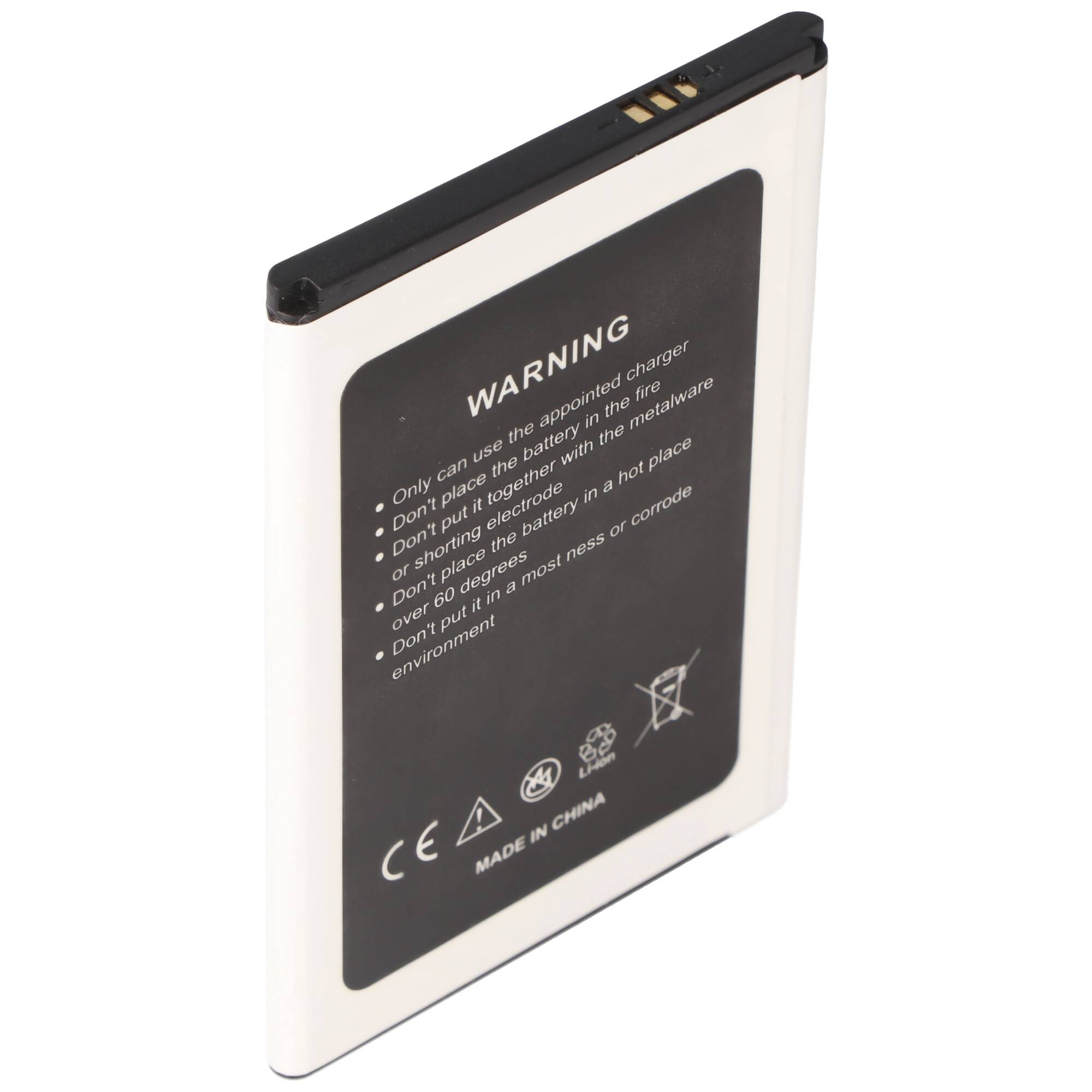 Li-Ion-Akku - 3000mAh (3.8V) für Handy, Smartphone, Telefon wie Oukitel 1ICP5/56/82
