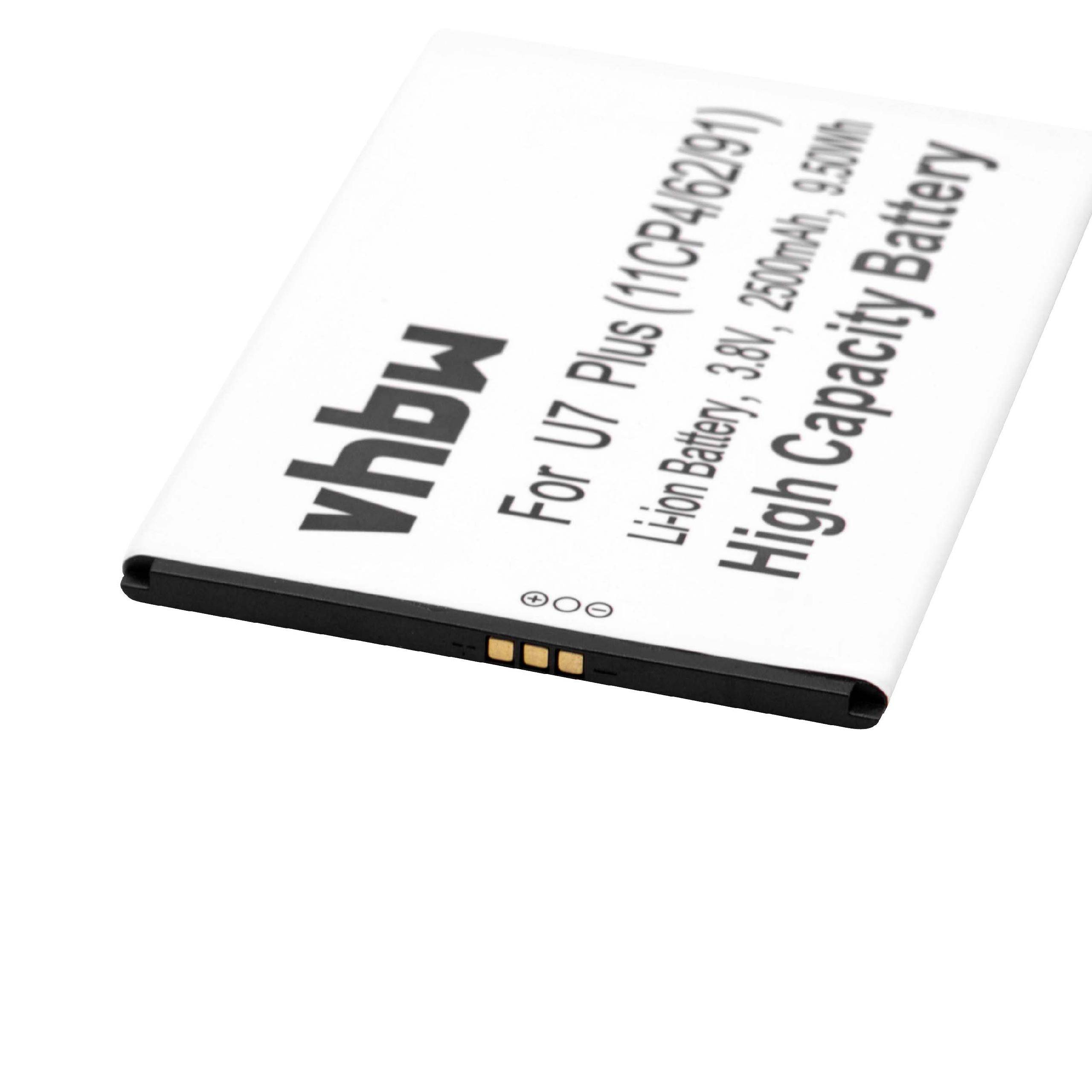 Li-Ion-Akku - 2500mAh (3.8V) für Handy, Smartphone, Telefon wie Oukitel 11CP4/62/91