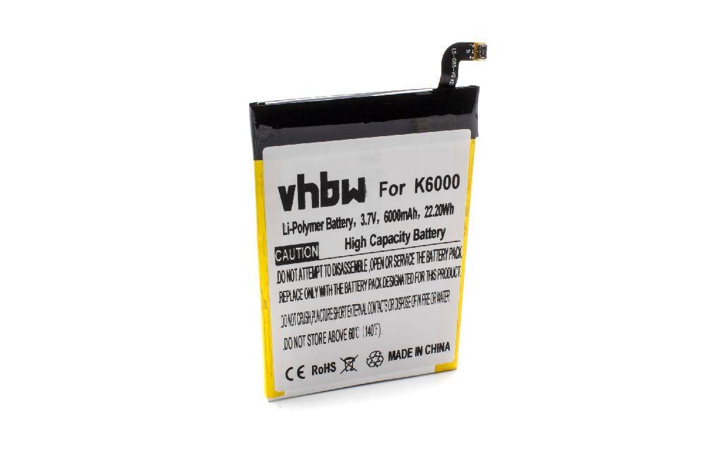 Li-Polymer-Akku - 6080mAh (3.7V) für Handy, Smartphone, Telefon wie Oukitel OK1703S2205960