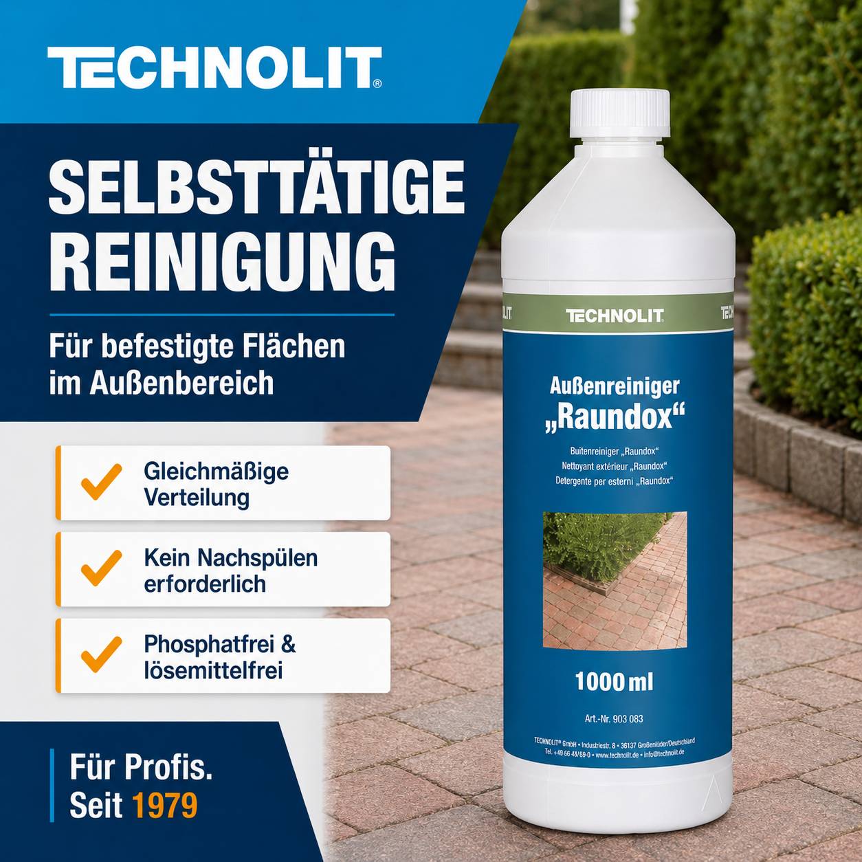 TECHNOLIT Außenreiniger Raundox 1 Liter